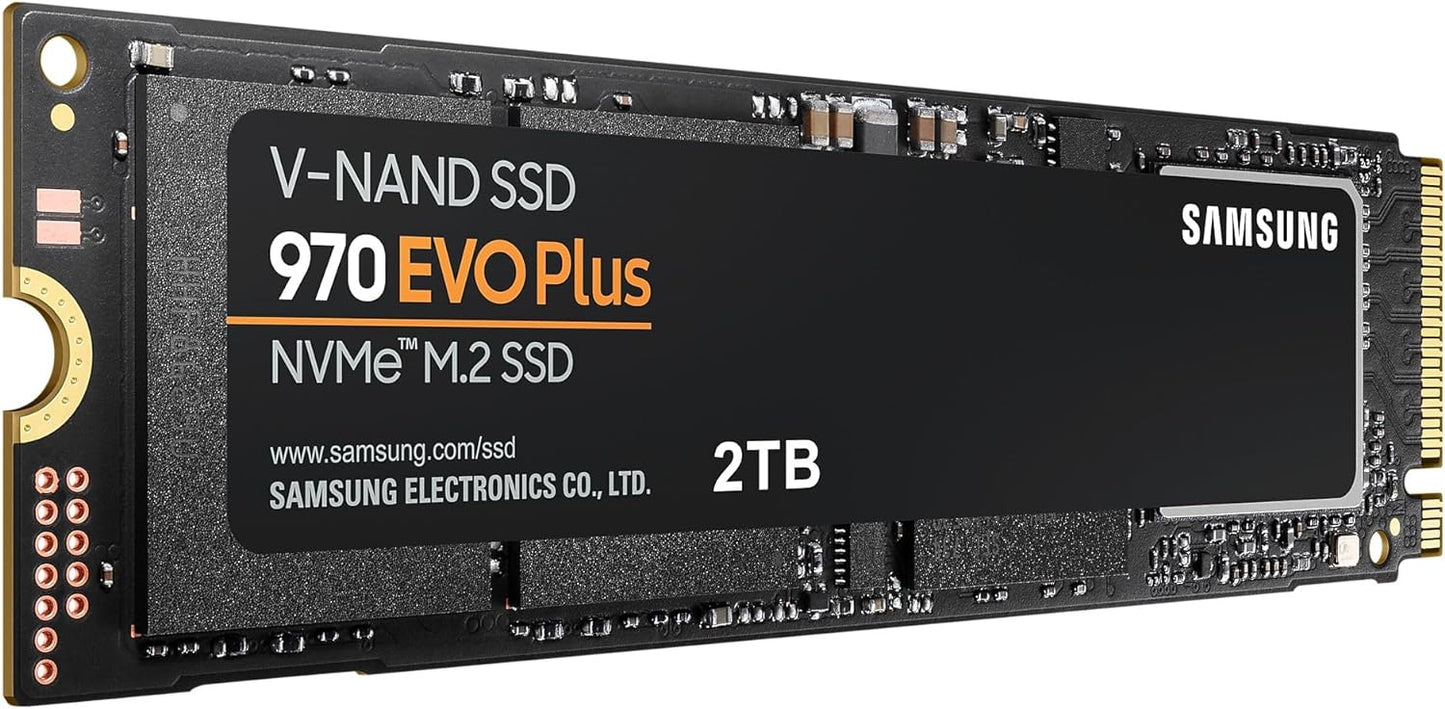 Samsung 970 EVO Plus SSD M.2 2280 PCIe NVMe 2TB Internal Hard Drive (Brand New)