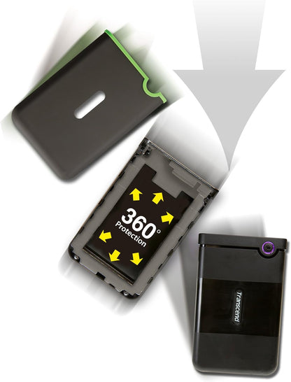 Transcend 4TB USB 3.1 Gen 1 StoreJet 25M3 Rugged External Hard Drive (Brand New)