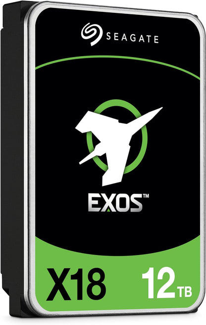 Seagate EXOS X18 12TB SATA Enterprise 6Gb/s 7200 rpm 256MB 3.5-inch Internal Hard Drive (Brand New)