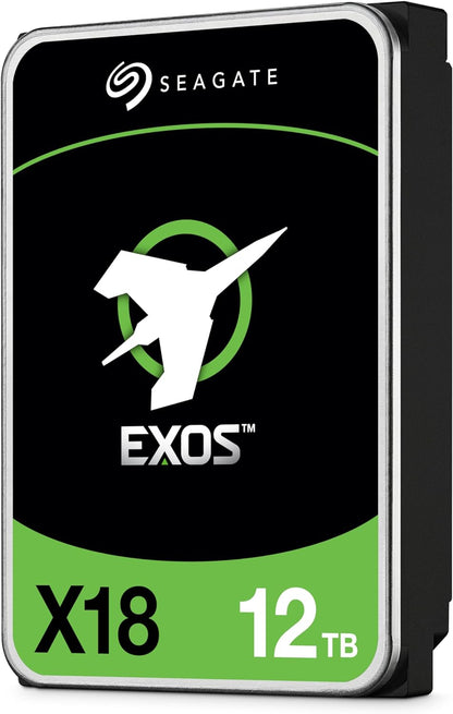 Seagate EXOS X18 12TB SATA Enterprise 6Gb/s 7200 rpm 256MB 3.5-inch Internal Hard Drive (Brand New)