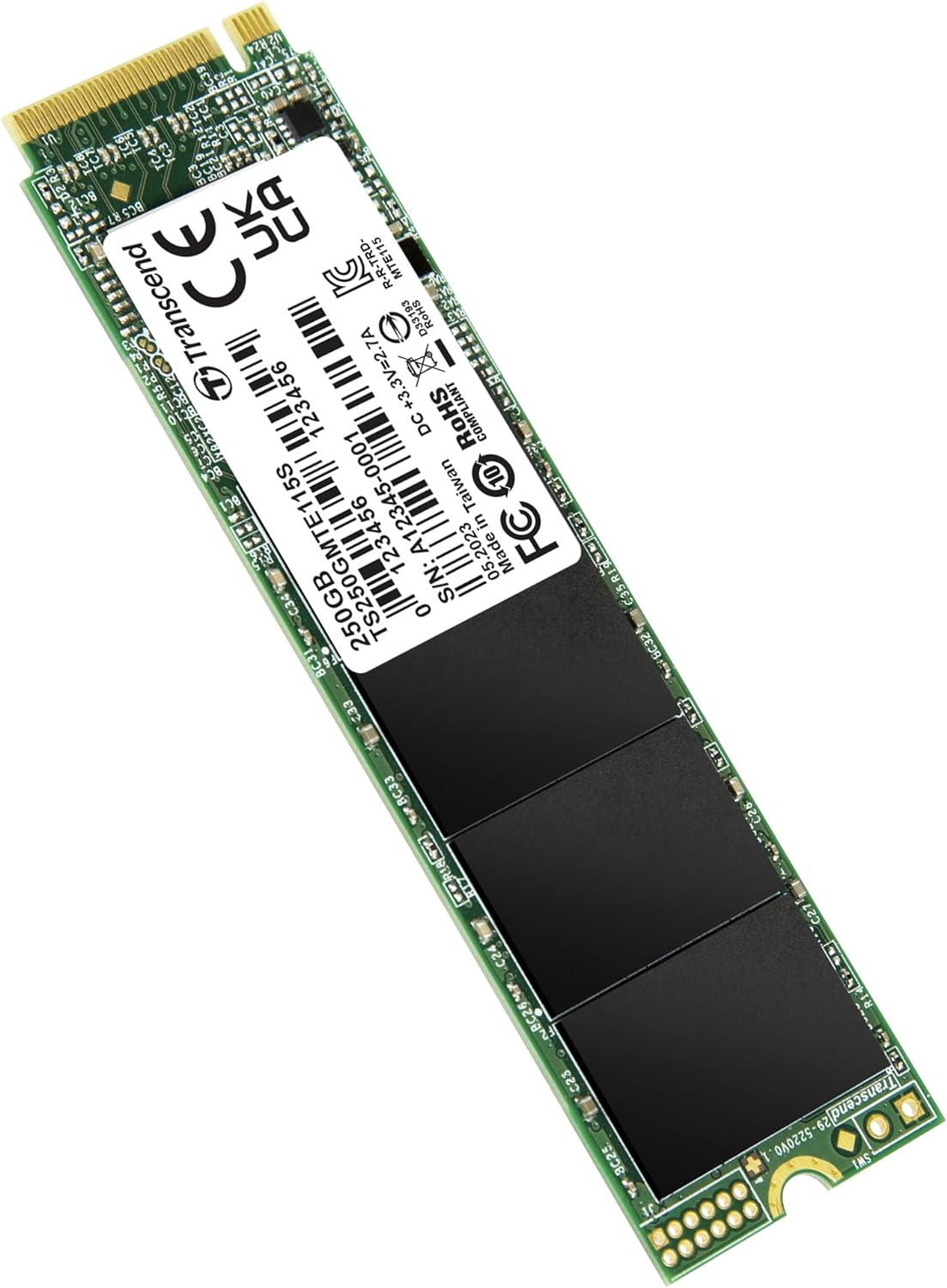 Transcend 250GB SSD M.2 2280 PCIe NVMe MTE115S Internal Hard Drive (Brand New)