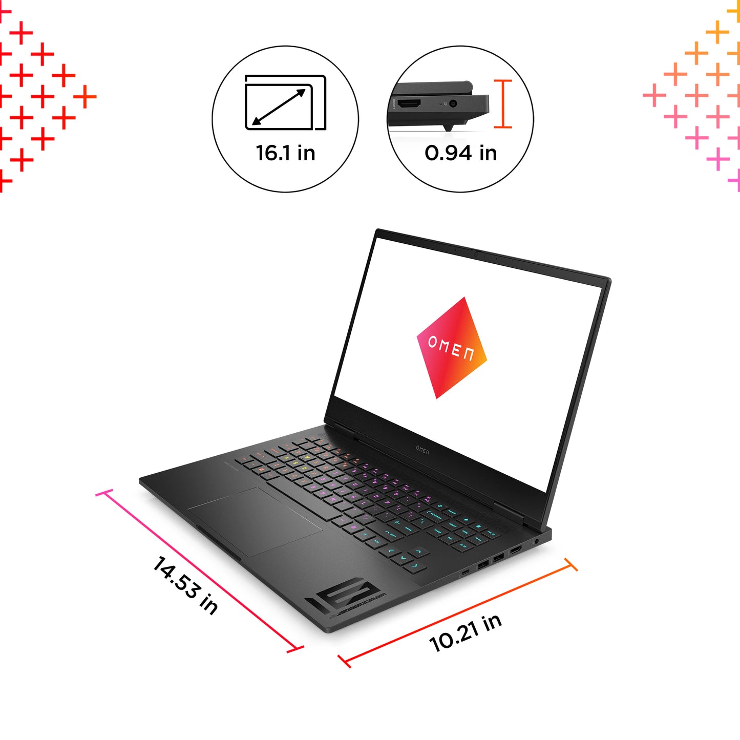 HP OMEN 16T-WF6000 76W22AV Core i7-13700HX RTX 4060 144Hz FHD Gaming Laptops (Brand New)