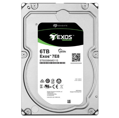 Seagate Exos ST6000NM0115 8TB Enterprise HDD for Servers NAS and CCTV (Used)