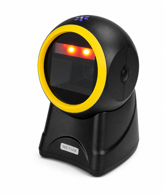 Netum Omnidirectional Wired 2D Barcode Scanner (New)