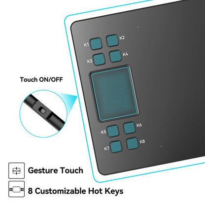 VEIKK A50 DRAWING TABLET WITH PEN (BRAND NEW)