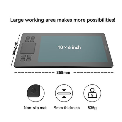 VEIKK A50 DRAWING TABLET WITH PEN (BRAND NEW)