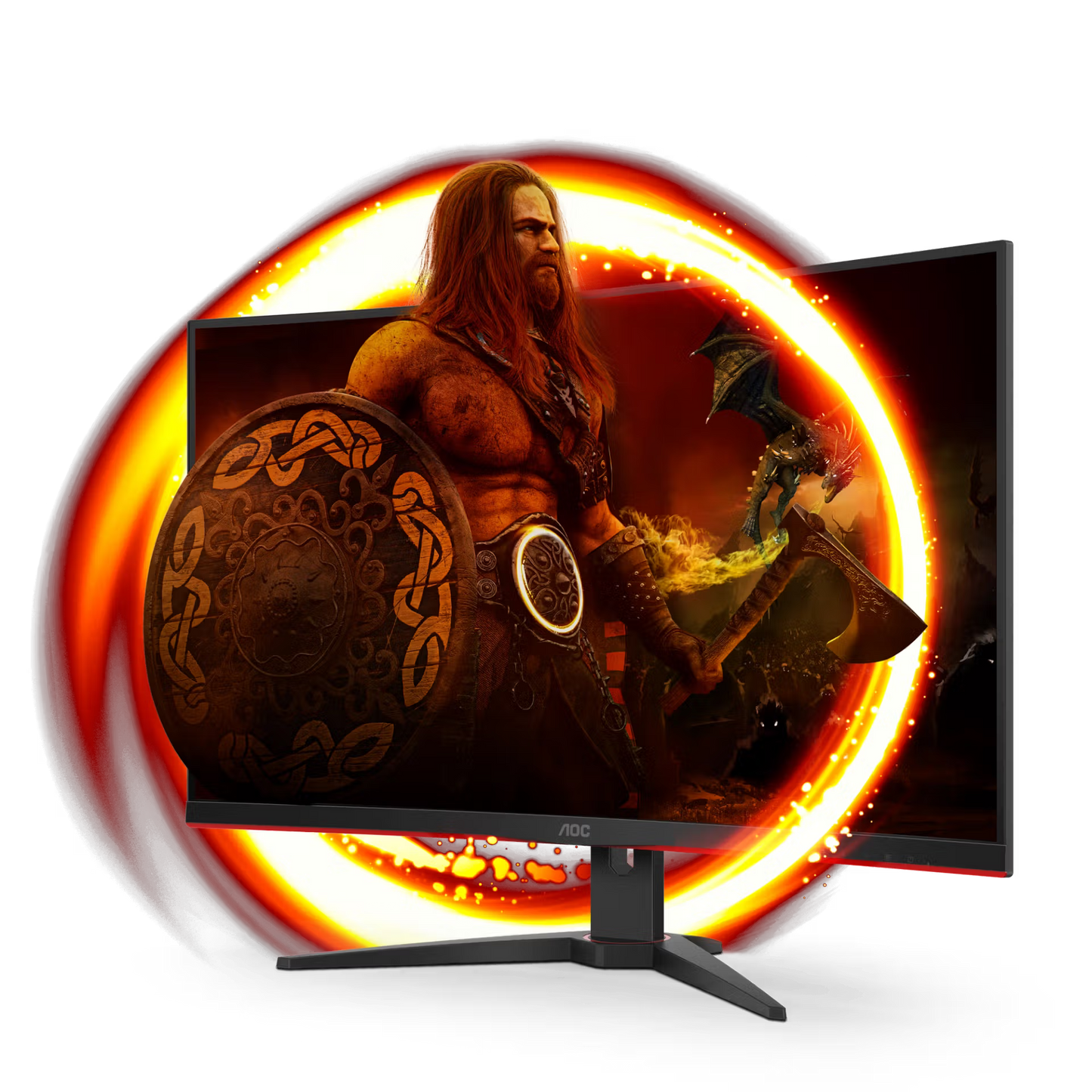 AOC C32GZE FHD Curved 240Hz Gaming Monitor 32" (Used)