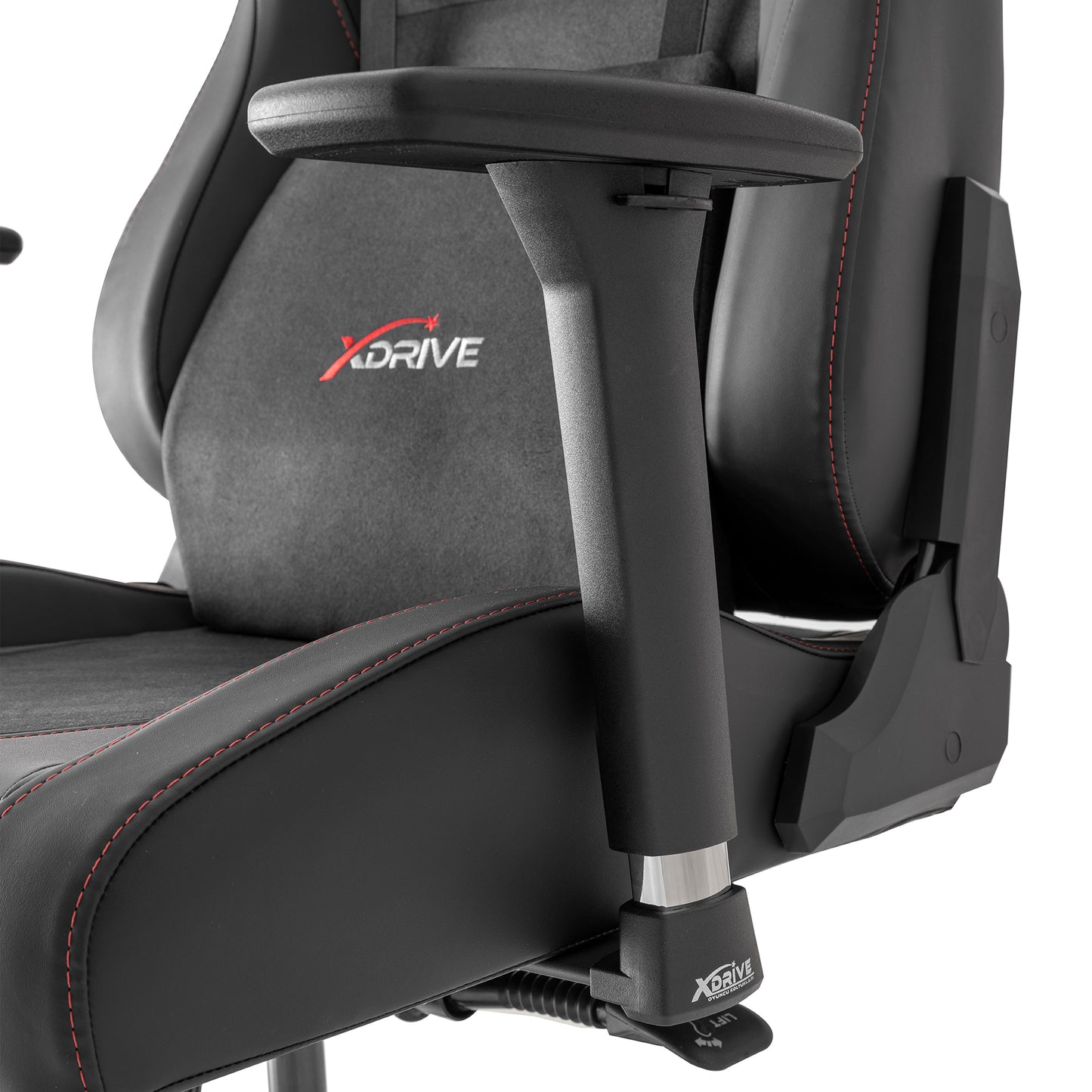 Xdrive Akdeniz XD-AK-KM-S/S Black Fabric & Leather Chair (Brand New)