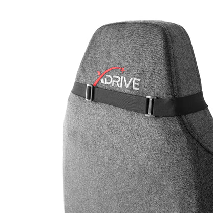 XDRIVE ANKA LUXURY CHAIR GREY FABRIC (BRAND NEW)