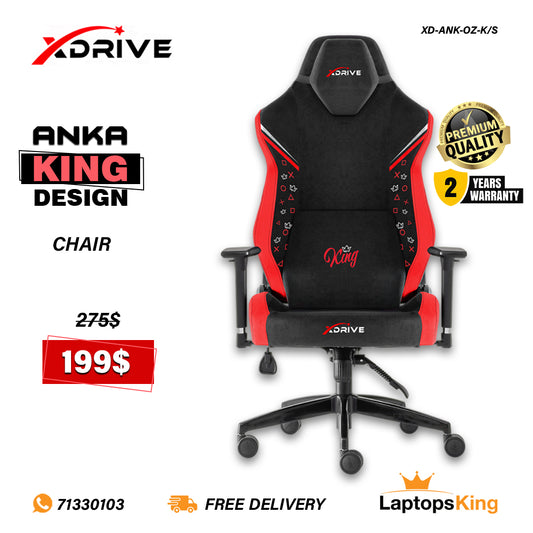 Xdrive Anka XD-ANK-OZ-K/S Red/ Black King Design Chair (Brand New)