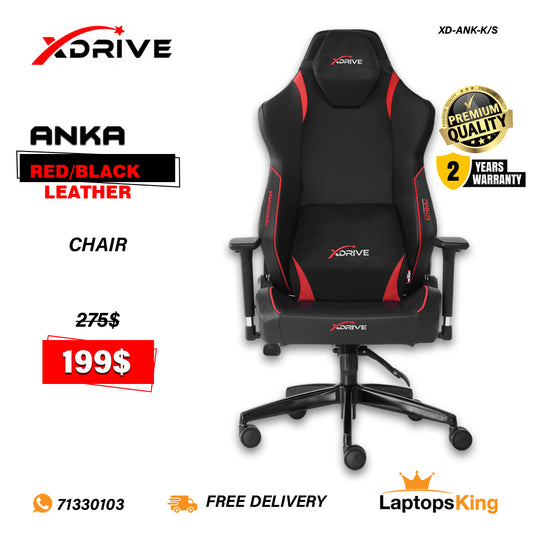 Xdrive Anka XD-ANK-K/S Red/Black Leather Chair (Brand New)