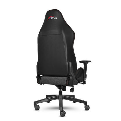 Xdrive Atak XD-ATK-G/S Grey Fabric & Black Leather Chair (Brand New)
