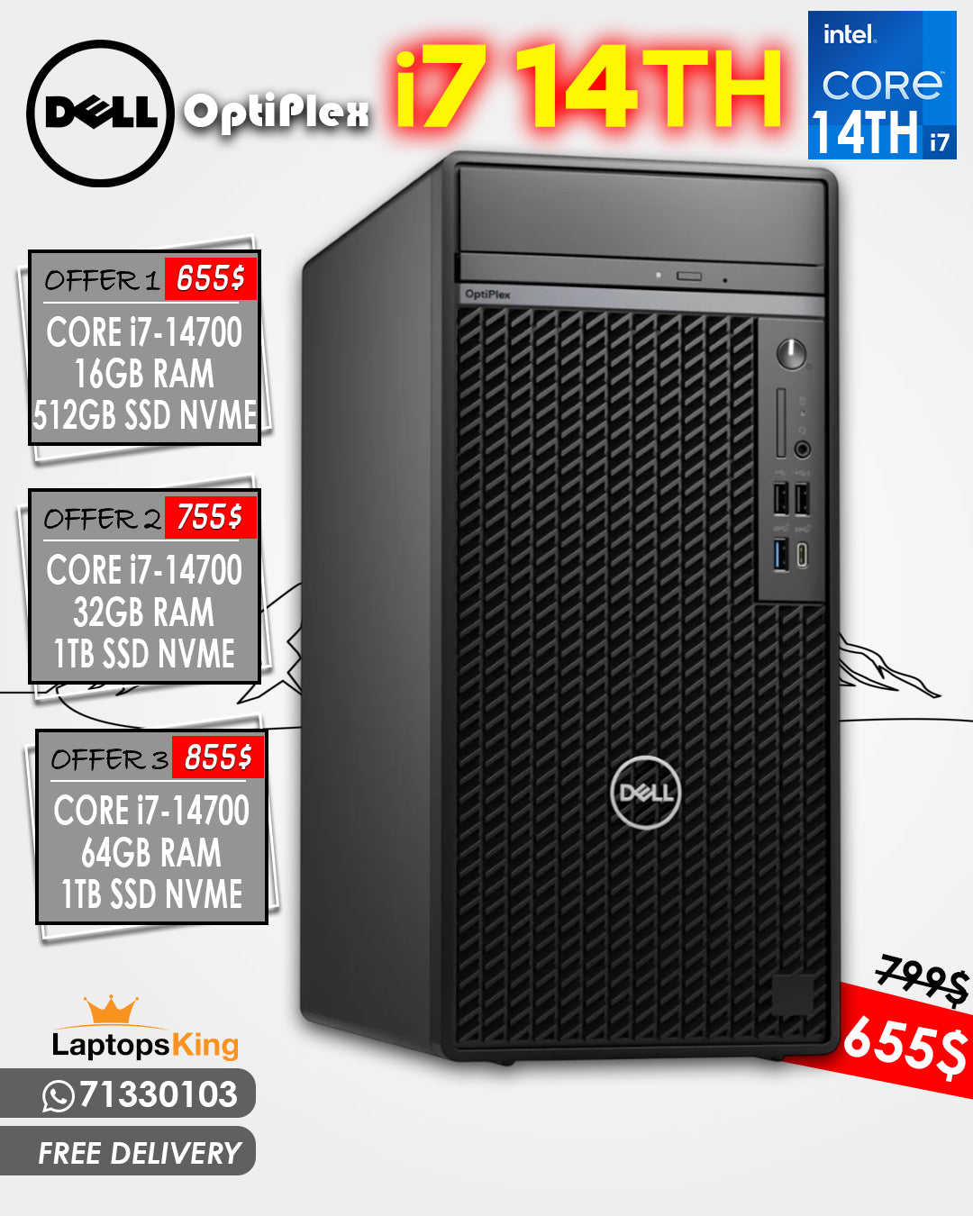 【期間限定】Dell Intel Core i7-14700 Amazon.com: DELL XPS 8960 2024 Desktop/NVIDIA GeForce RTX