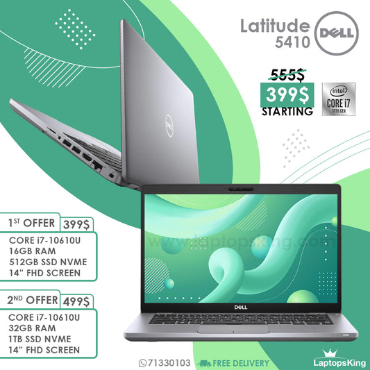 Dell Latitude 5410 Core i7-10610u 14" Laptop Offers (New OB)