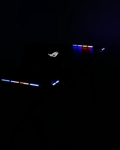 RGB GAMING DESK+ STRONG STEEL/ HIGH QUALITY/ FUTURISTIC DESIGN (BRAND NEW )
