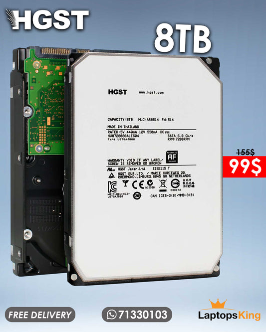 HITACHI HGST 8TB (PULL OUT 1YR WARRANTY)