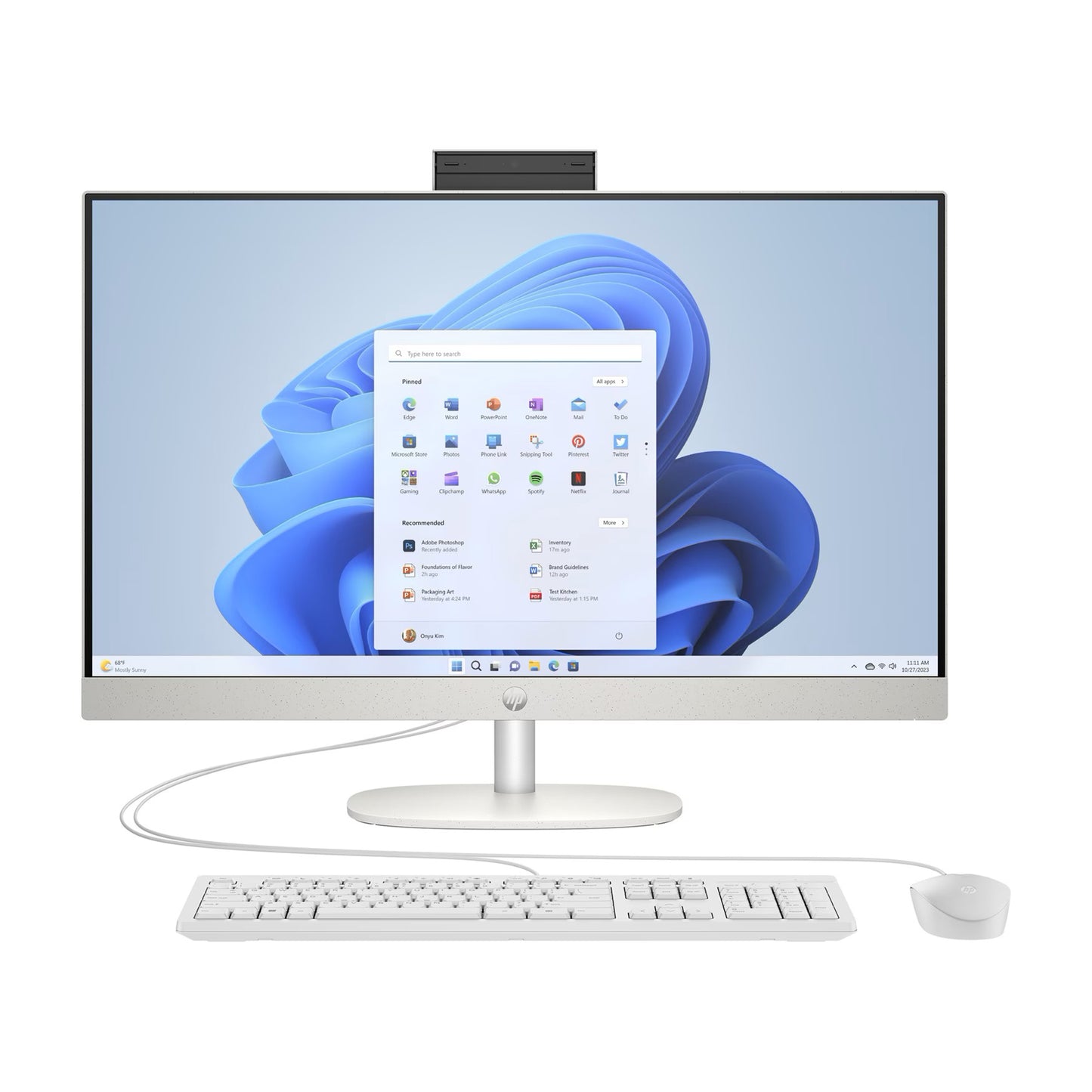 Hp 27-CR0059 All In One Ryzen 7 7730u Radeon Graphics 27” Touch Desktop Computers (Brand New)