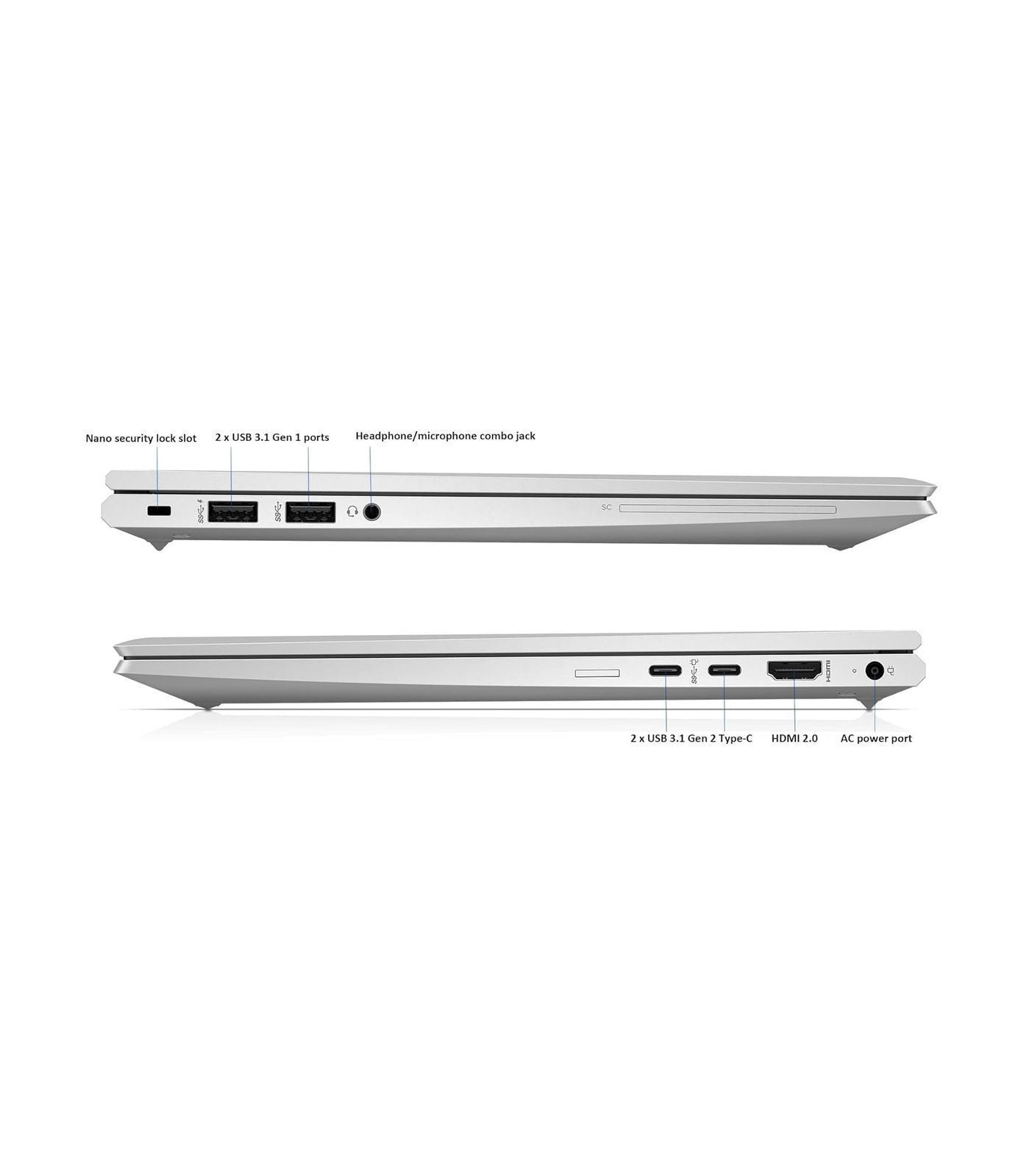 HP EliteBook 840 G7 Laptop Core i5-10210U 14-inch FHD Touchscreen (Open Box)