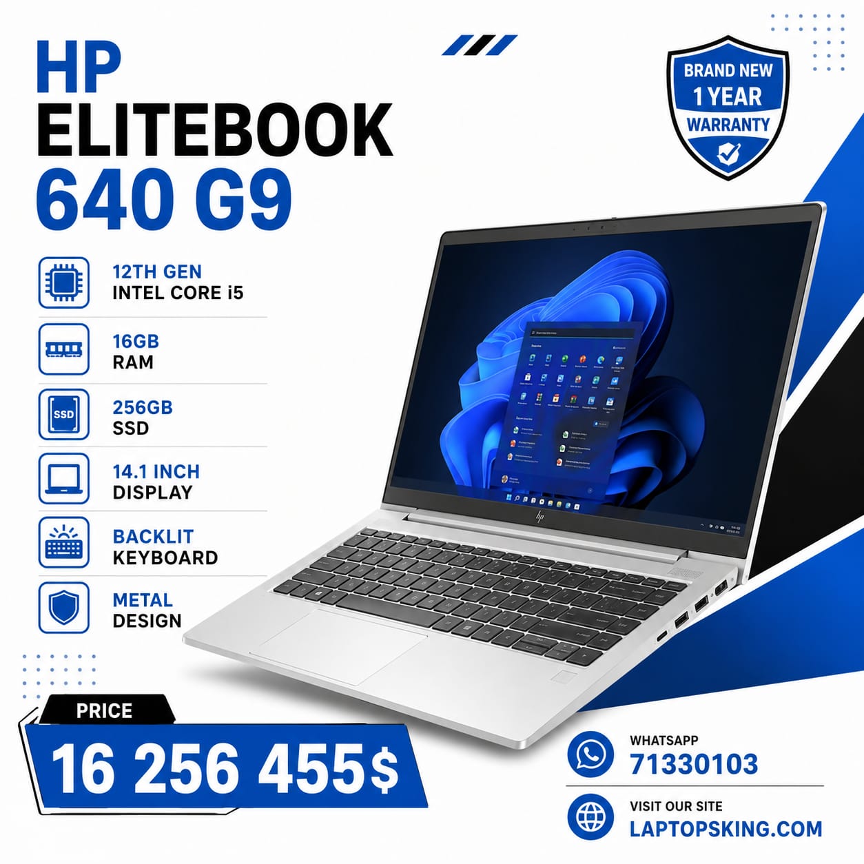HP EliteBook 640 G9 Core i5 Laptop Lebanon – Laptops King | Lebanon