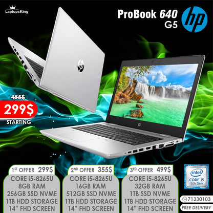 640 G5 Hp Probook 8th Gen I5 Hp Probook 640 G5 Core I5-8265u 14