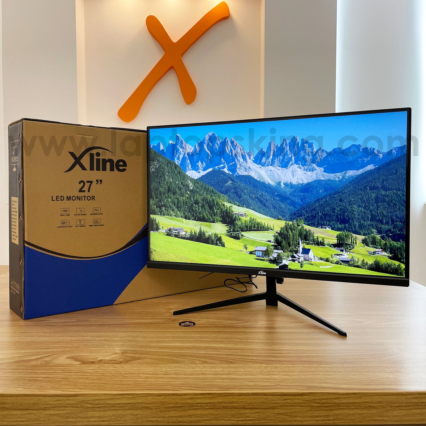 Xline X27S 27" Fhd 75hz Zero Frame Led Low Blue Light Monitor (Brand New)