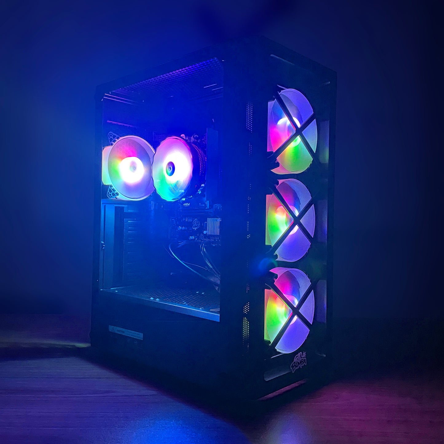 El Bomba Core i5-12400 Rtx 2080 | Rgb Gaming Desktops (Brand New)