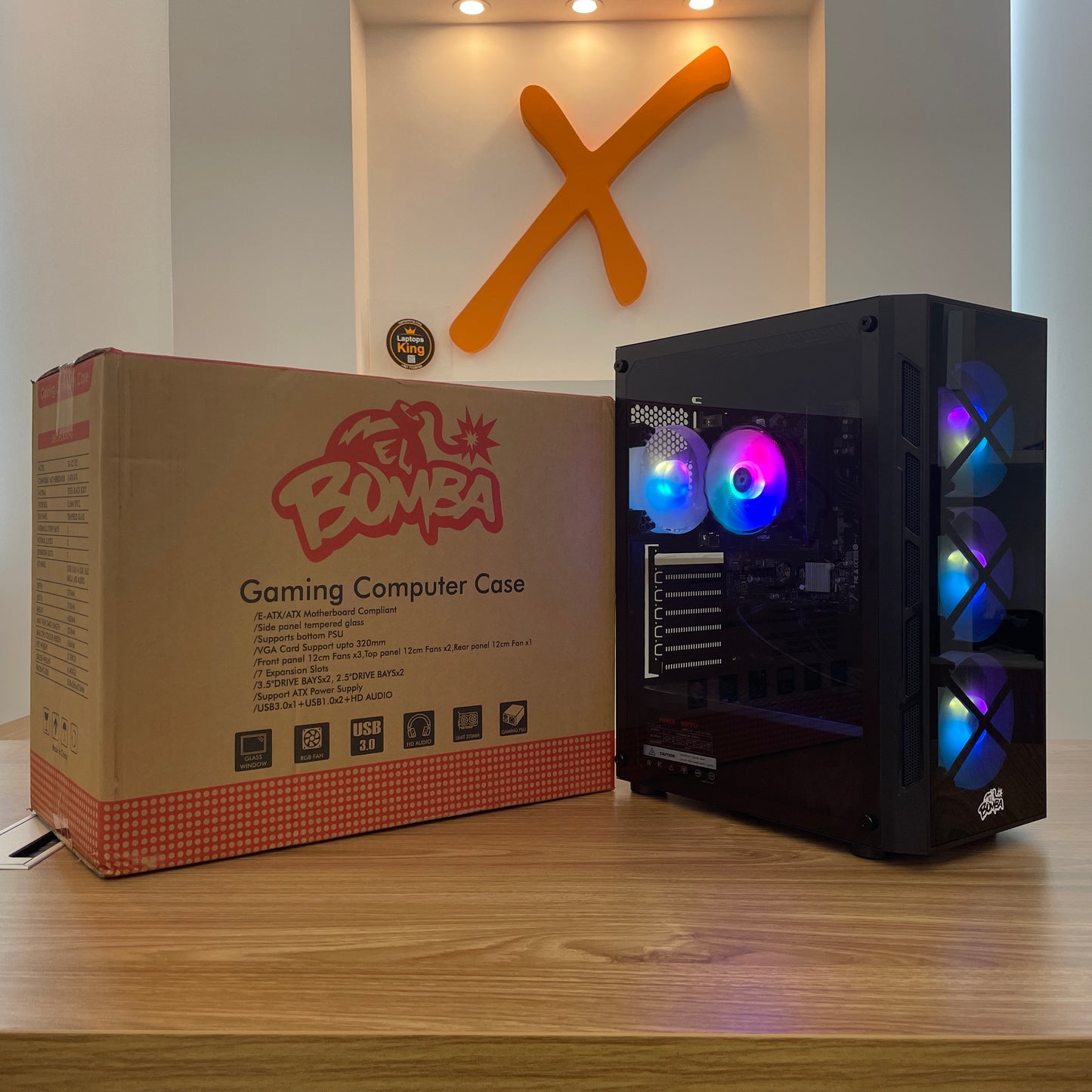 El Bomba Core i5-12400 Rtx 2080 | Rgb Gaming Desktops (Brand New)