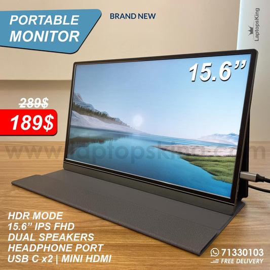 15.6" Fhd Ips Hdr Type-C | Portable Monitor (Brand New)