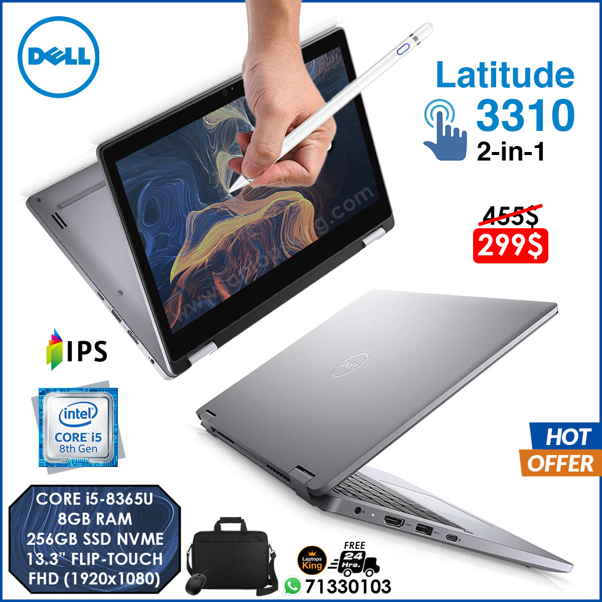 Dell Latitude 3310 Core i5-8365u 13.3
