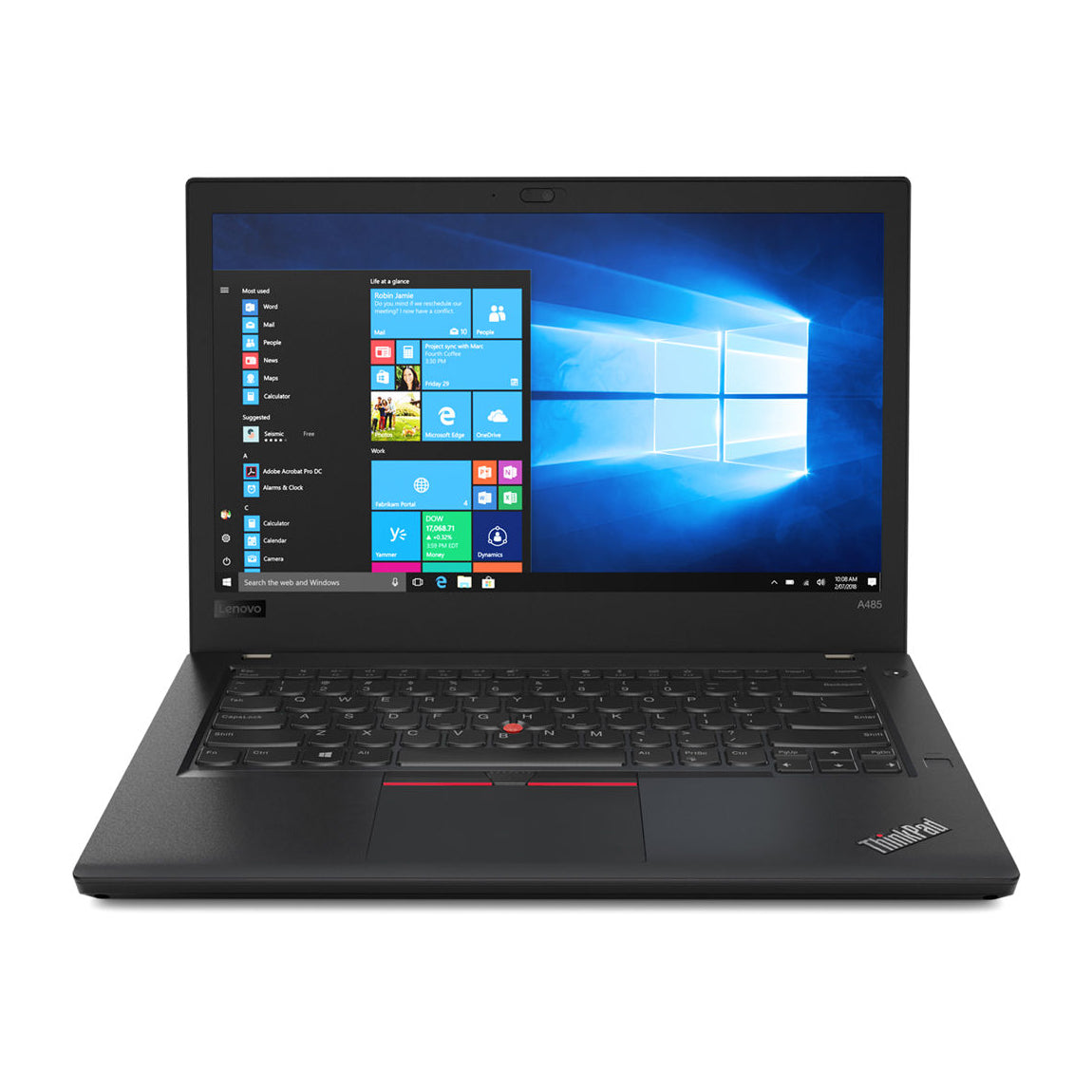 Lenovo Thinkpad A485 Ryzen 5 Pro Radeon Vega 8 Vga 14” Laptops (Open Box)