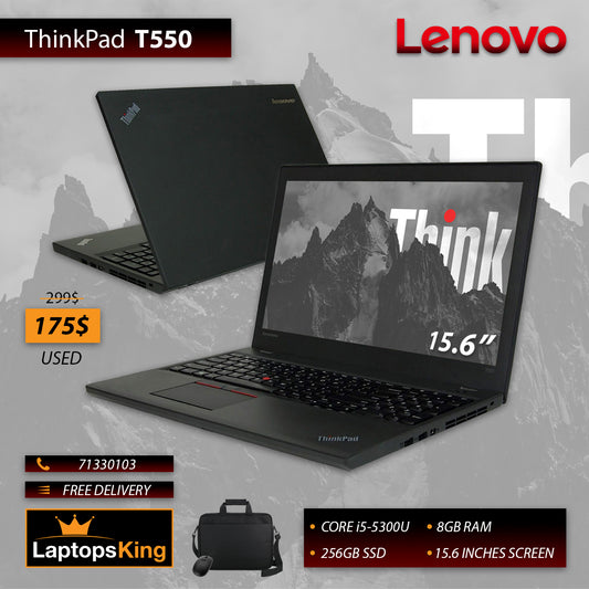 Lenovo ThinkPad T550 Core i5-5300U 15.6" Laptop Offer (Used Very Clean)