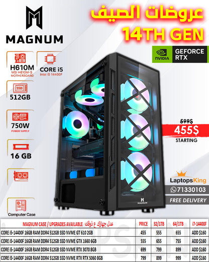 MAGNUM GAMING DESKTOP OFFERS (BRAND NEW)
