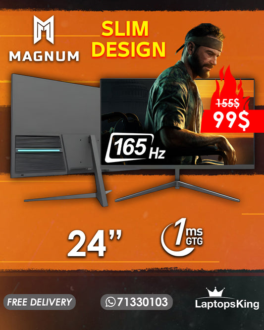 MAGNUM 24” FHD 165HZ REFRESH RATE GAMING MONITOR (BRAND NEW)