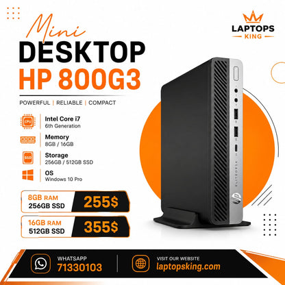 HP EliteDesk 800 G3 Mini Core i7 6th Gen Desktop PC