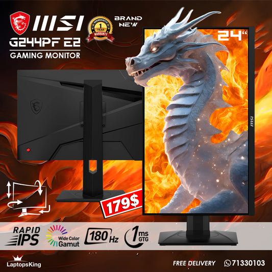 Msi 24" G244PF E2 180hz 1ms True Color Gaming Monitor (Brand New)