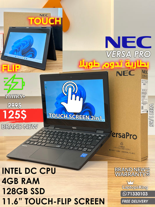 NEC VERSA PRO INTEL DC 11.6" FLIP TOUCH SCREEN LAPTOP (BRAND NEW)