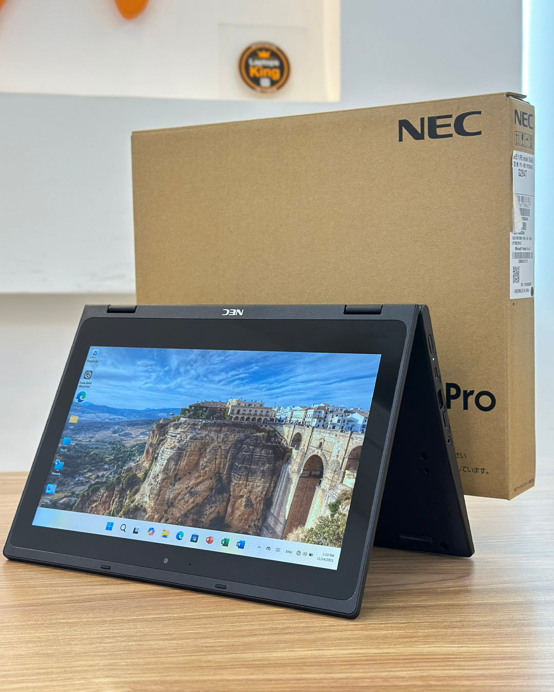 NEC VersaPro X360 Intel DC 12" Flip Touchscreen Laptop (New)