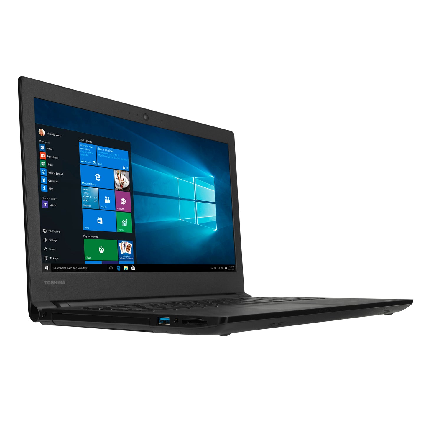 Toshiba Satellite Pro A40-C Core i3-6100u 14" Screen Laptop Offer (Used With Warranty)