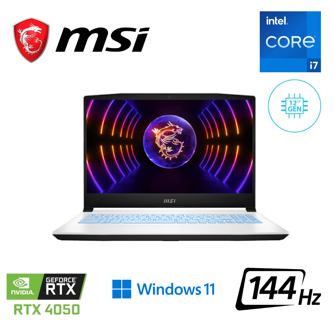 MSI SWORD 15 A12VE-1400 CORE I7-12650H RTX 4050 144Hz FHD Gaming Laptops (Brand New)