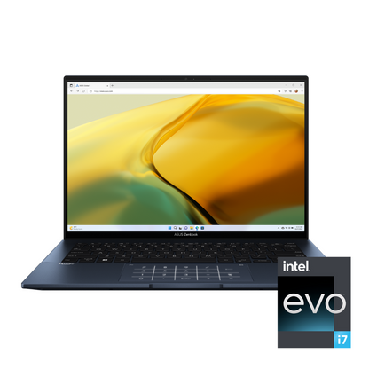 ASUS ZenBook 14 UX3402ZA-DS71T-CA Core™ i7-1260P 2.1GHz INTEL IRIS XE OLED 2.8K TOUCHSCREEN (New OB))