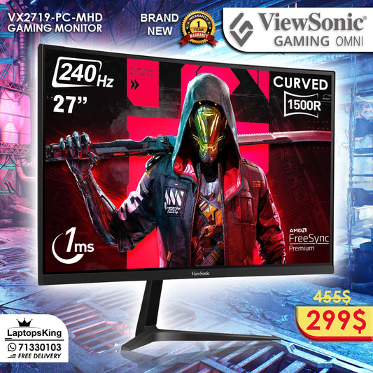 Viewsonic 27" VX2719-PC-MHD | Omni 240hz 1ms 1500r Curved Gaming Monitor (Brand New)