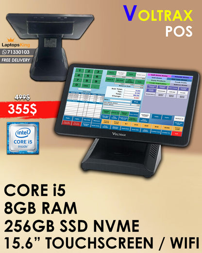Voltrax POS Desktop Core i5 8GB 256GB SSD 15-Inch Touchscreen (New)