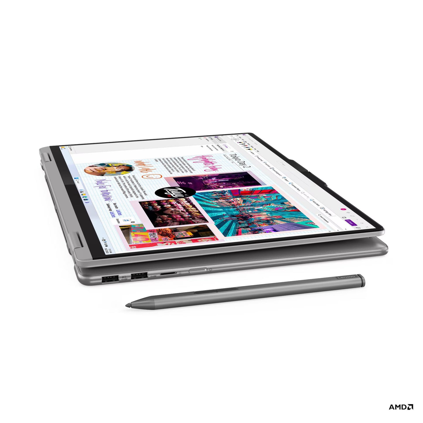 Lenovo Yoga 7 16AHP9 83DM0006US AMD Ryzen 7 8840HS 16GB RAM 1TB SSD WUXGA Touch 2-in-1 Laptop 16" (New)