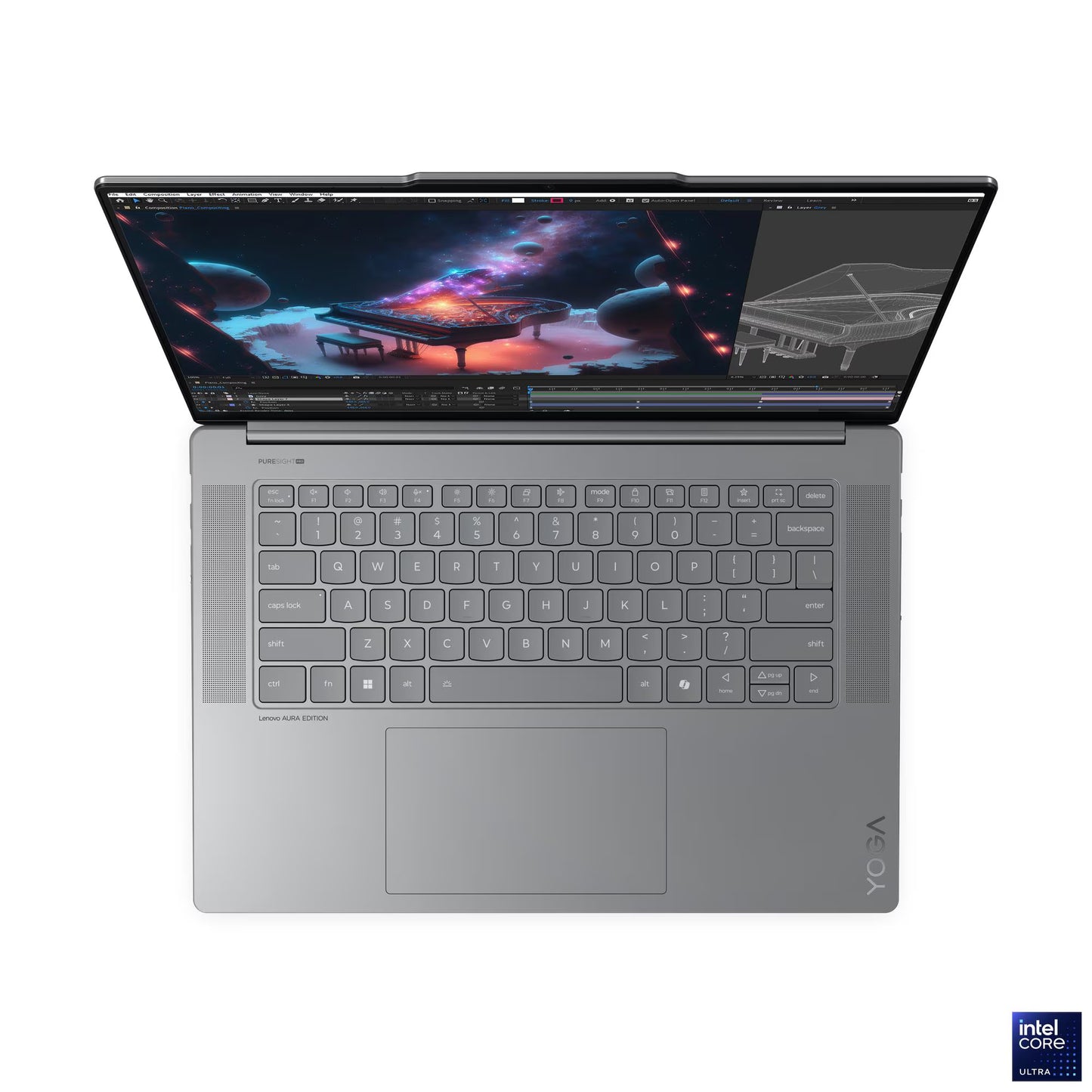 Lenovo Yoga 7 Aura Edition 15ILL9 83HM002WUS Core Ultra 7 258V 32GB RAM 1TB SSD 2.8K WQXGA+ Touch Laptop 15.3" (New)