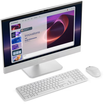 Dell AIO 24 DEC24260-7157WHT-PUS Core Ultra 7 355 Touch All-in-One Desktop 23.8-inch - (New)