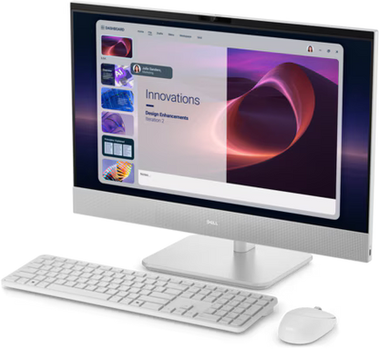 Dell AIO 24 DEC24260-7157WHT-PUS Core Ultra 7 355 Touch All-in-One Desktop 23.8-inch - (New)