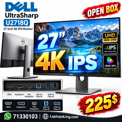 Dell UltraSharp U2718Q 27 4K UHD IPS Monitor (Open Box)