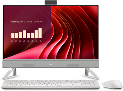 Dell AIO 24 DEC24250-7482WHT-PUS Core 7-150U 16GB RAM 512GB SSD Touch All-in-One Desktop 23.8" (New)