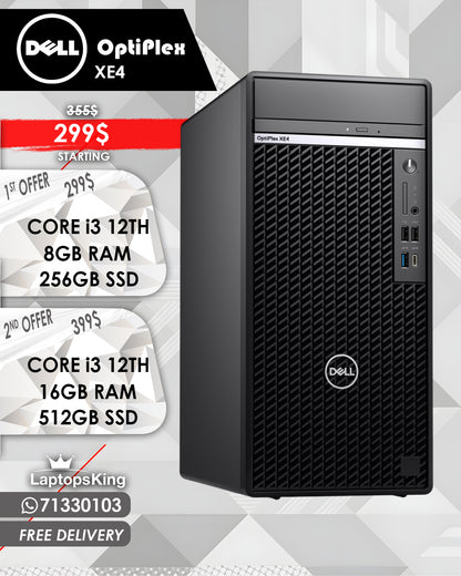 DELL OPTIPLEX XE4 CORE i3 12TH DESKTOP (OPEN BOX WITH WARRANTY)