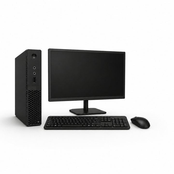 Lenovo ThinkCentre M710 Core i5 Full PC Set with FHD Monitor 24" (Used)